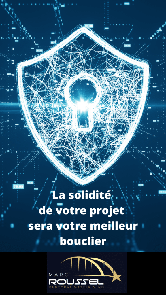 Symbolise la protection d'un projet parfaitement construit